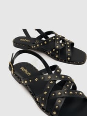 Schuh Thelma Studded Suede Sandals - Image 3 of 4