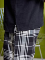 Monochrome Check Woven Pyjamas 2 Pack (1.5-16yrs) - Image 5 of 9