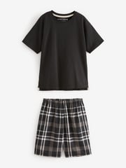Monochrome Check Woven Pyjamas 2 Pack (1.5-16yrs) - Image 7 of 9