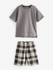 Monochrome Check Woven Pyjamas 2 Pack (1.5-16yrs) - Image 8 of 9