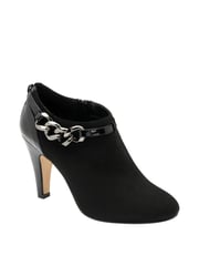 Lotus Black Heeled Shoe Boots - Image 1 of 4