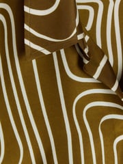 River Island Green Oversized Abstract Shirt - Image 6 of 6