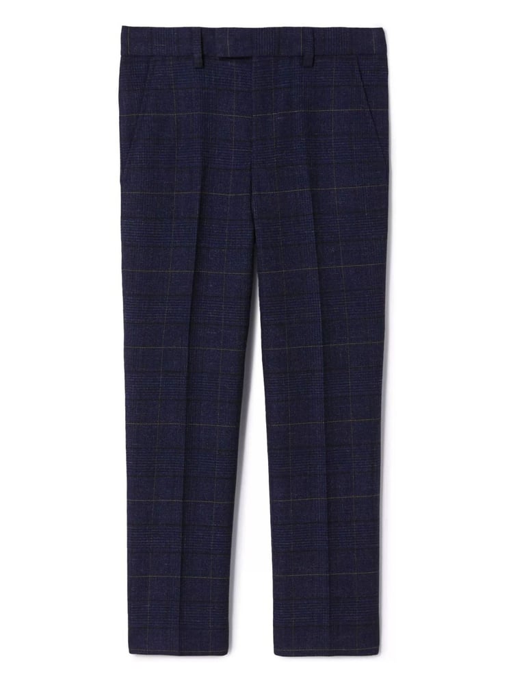 MOSS Blue Boys Check Trousers - Image 1 of 1