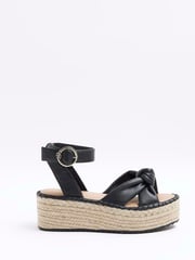 River Island Black Espadrille Sandals - Image 1 of 4