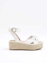 River Island White Espadrille Sandals - Image 2 of 5