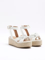 River Island White Espadrille Sandals - Image 3 of 5