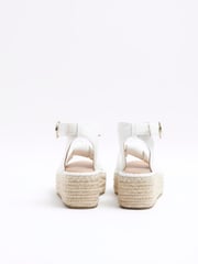River Island White Espadrille Sandals - Image 4 of 5