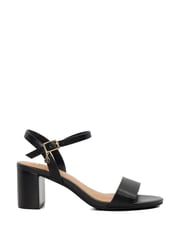 Dune London Black Regular Fit Jelly Two Part Block Heel Sandals - Image 3 of 6