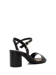 Dune London Black Regular Fit Jelly Two Part Block Heel Sandals - Image 5 of 6