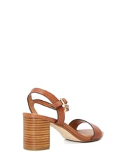 Dune London Brown Regular Fit Jelly Two Part Block Heel Sandals - Image 5 of 6