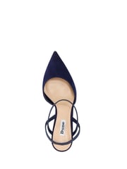 Dune London Blue Standard Fit Classical Elasticated Open Court Shoes - Image 6 of 6