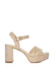 Dune London Natural Molten Sandals - Image 5 of 7