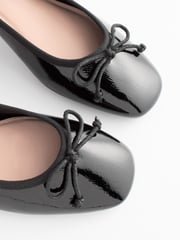 Black Forever Comfort Block Heel Ballerina Shoes - Image 5 of 5
