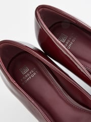 Berry Red Forever Comfort® Asymmetric Bow Kitten Heels - Image 11 of 11