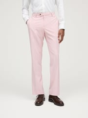 Pink Regular Fit Motionflex Stretch Suit Trousers - Image 1 of 9