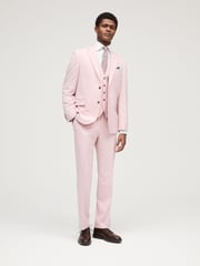 Pink Regular Fit Motionflex Stretch Suit Trousers - Image 2 of 9