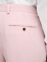 Pink Regular Fit Motionflex Stretch Suit Trousers - Image 4 of 9