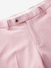 Pink Regular Fit Motionflex Stretch Suit Trousers - Image 9 of 9