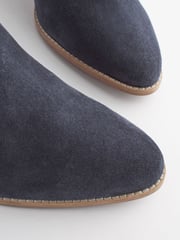 Navy Blue Forever Comfort® Leather Cowboy/Western Boots - Image 7 of 8