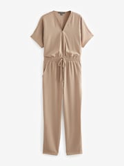 French Connection Brown Zip Jumpsuit - Image 4 of 5