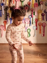 Cath Kidston Pink Floral Long Sleeve Ribbed T-Shirts 3 Pack (3mths-7yrs) - Image 4 of 15