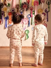 Cath Kidston Pink Floral Long Sleeve Ribbed T-Shirts 3 Pack (3mths-7yrs) - Image 5 of 15