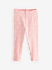 Cath Kidston Pink Floral Ribbed Leggings 3 Pack (3mths-7yrs) - Image 7 of 8