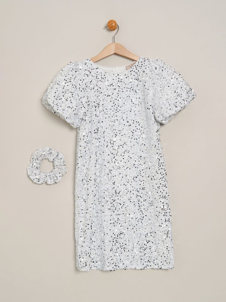Miss Dress and Hair Scrunchie Set - Image 1 of 3 Miss Dress and Hair Scrunchie Set - Image 1 of 3