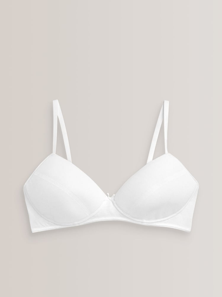 Grey/White 2 Pack First Trainer Bras - Image 2 of 6