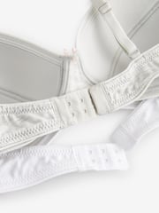 Grey/White 2 Pack First Trainer Bras - Image 6 of 6
