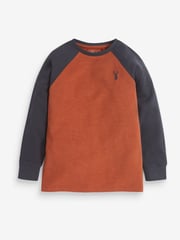 Multi Long Sleeve Raglan T-Shirts 3 Pack (3-16yrs) - Image 3 of 6