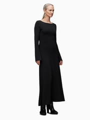 AllSaints Black Layla Dress - Image 3 of 8