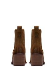 Clarks Walnut Leather Chamberly Top Boots - Image 5 of 7
