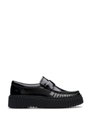 Clarks Black Patent Torhill Moccasin Shoes - Image 1 of 7