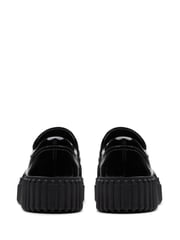 Clarks Black Patent Torhill Moccasin Shoes - Image 5 of 7