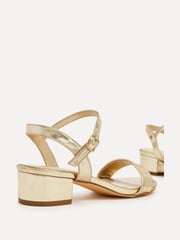 Linzi Gold Kezzi Barely There Low Block Heeled Sandals - Image 5 of 6