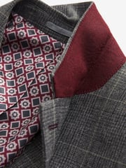 Grau - Anzugjacke mit Prince-of-Wales-Karo - Bild 11 von 12
