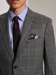 Grau - Anzugjacke mit Prince-of-Wales-Karo - Bild 2 von 12