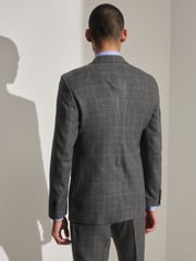 Grau - Anzugjacke mit Prince-of-Wales-Karo - Bild 4 von 12