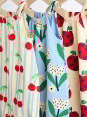 White/Blue/Red Baby Vest Rompers 3 Pack - Image 3 of 7