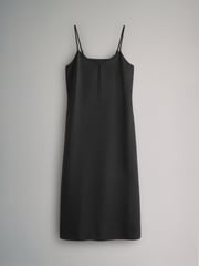 The Set Black/Khaki Green 2 Pack Midi Strappy Slip Dress - Image 17 of 18