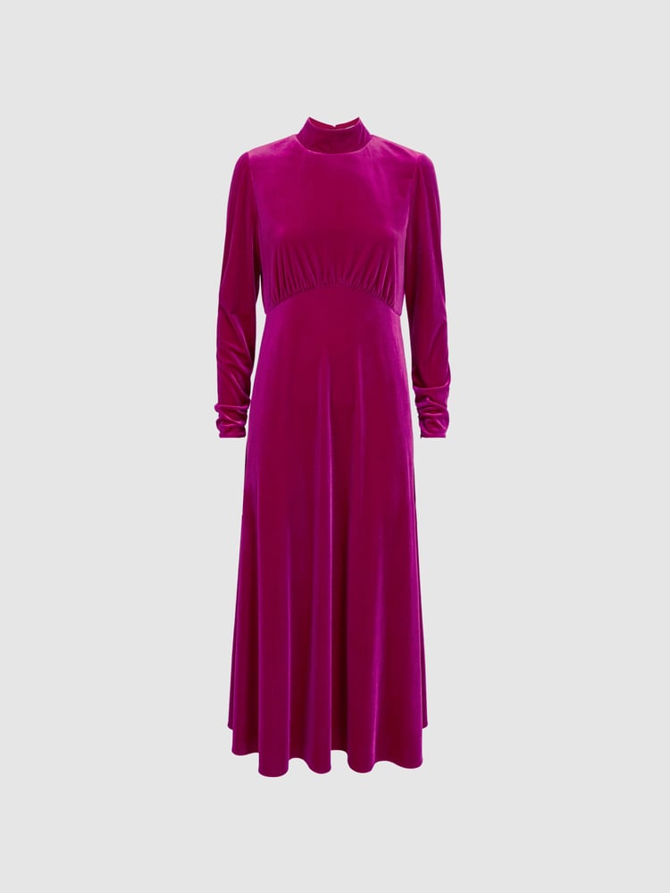 Florere Velvet Midi Dress - Image 2 of 5