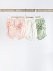 Pink Baby Shorts 3 Pack - Image 2 of 10