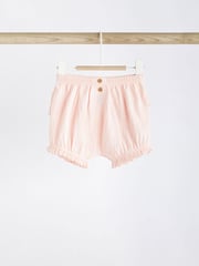 Pink Baby Shorts 3 Pack - Image 3 of 10