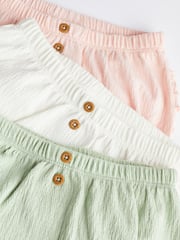 Pink Baby Shorts 3 Pack - Image 7 of 10