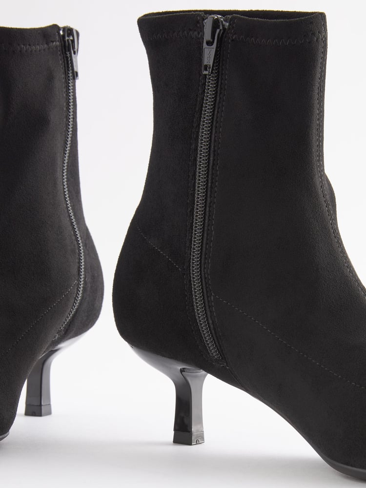 Black Forever Comfort® Ankle Sock Boots - Image 7 of 7