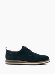 Dune London Blue Standard Fit Blaksley Plain Toe Hybrid Sole Shoes - Image 1 of 6