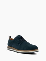 Dune London Blue Standard Fit Blaksley Plain Toe Hybrid Sole Shoes - Image 3 of 6