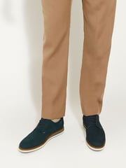 Dune London Blue Standard Fit Blaksley Plain Toe Hybrid Sole Shoes - Image 6 of 6