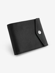 Black N Logo Leather Envelope Popper Wallet - Image 1 of 4